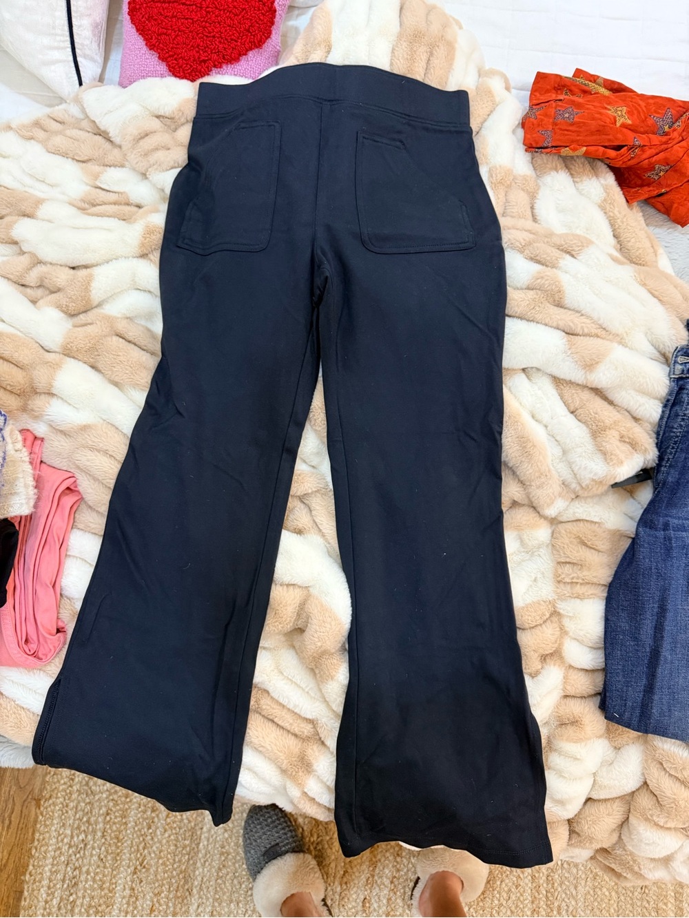 Maeve Black Boot Cut Flare business Pants